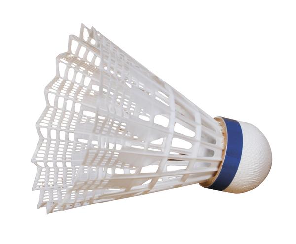 VICTOR Nylon Shuttle 1000 Silber Badmintonbälle, weißer Korb, grün/langsam