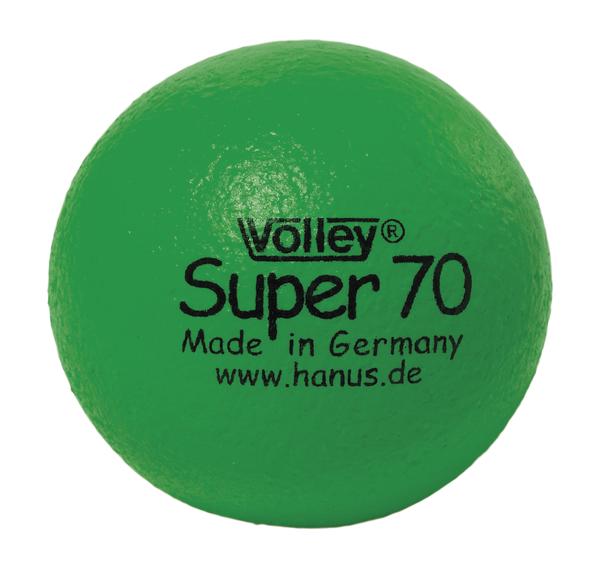 Grüner Volley Super 70 Handball aus Schaumstoff, Made in Germany, www.hanus.de