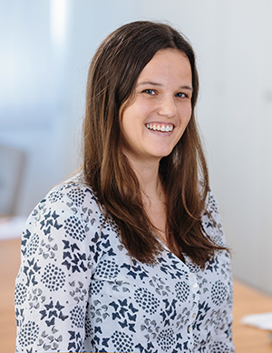 Porträt von Melanie Kommritz, Verkauf.